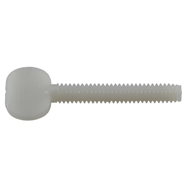 Midwest Fastener Thumb Screw, 1/4"-20 Thread Size, Plastic, 1-1/2 in Lg, 10 PK 36765